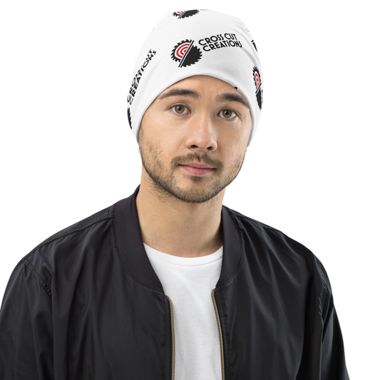 All-Over Print Beanie - Cross Cut Creations