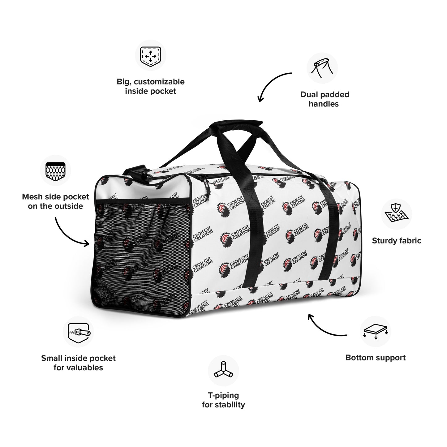 Duffle Bag - Cross Cut Creations
