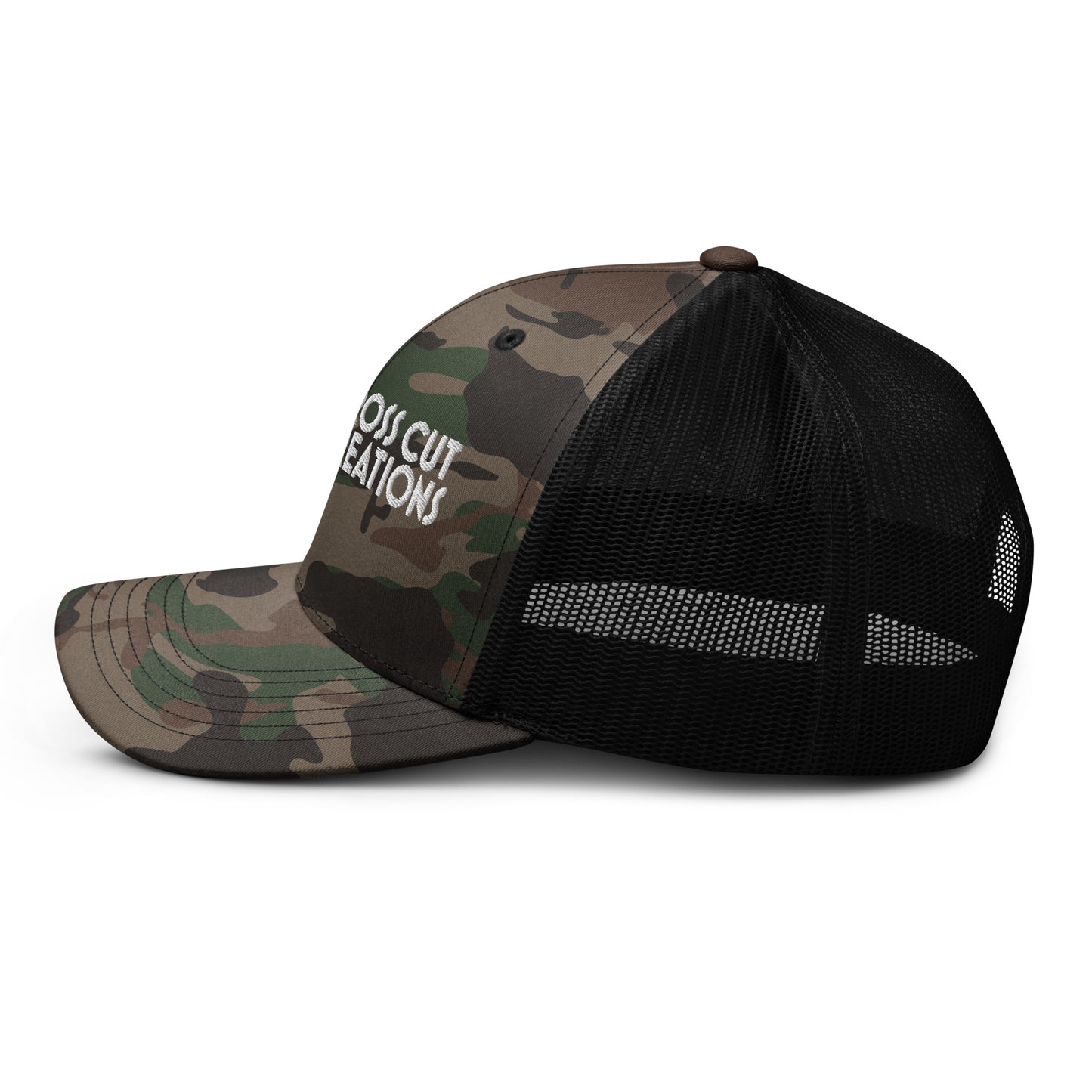 Camouflage Trucker Hat - Cross Cut Creations