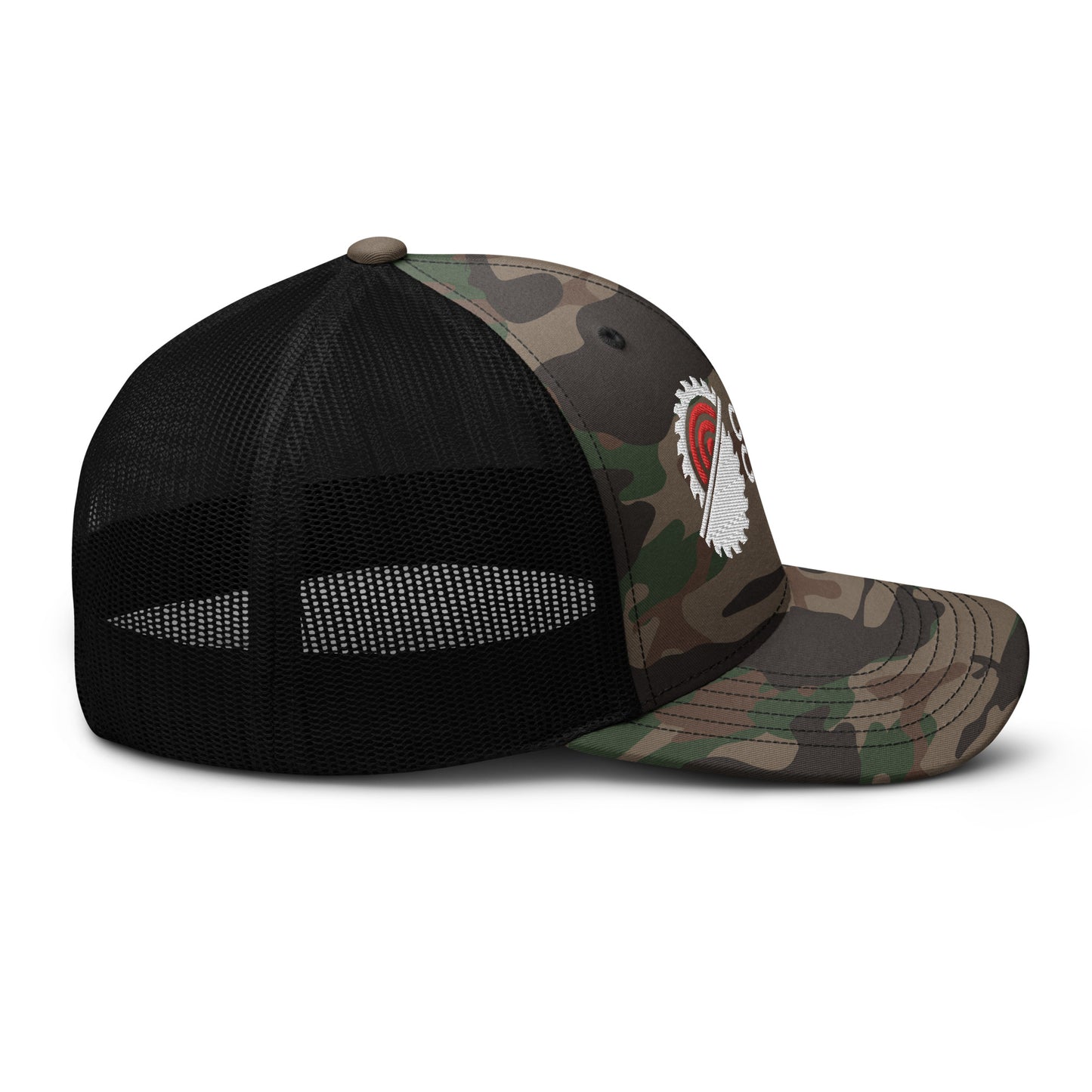 Camouflage Trucker Hat - Cross Cut Creations