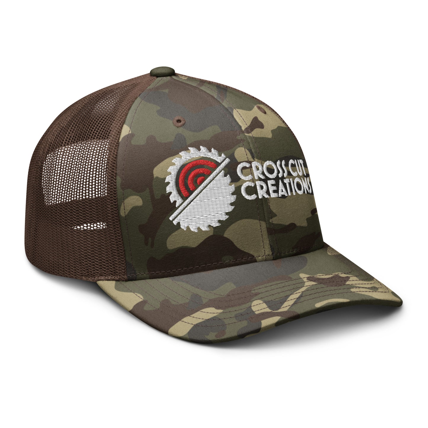 Camouflage Trucker Hat - Cross Cut Creations