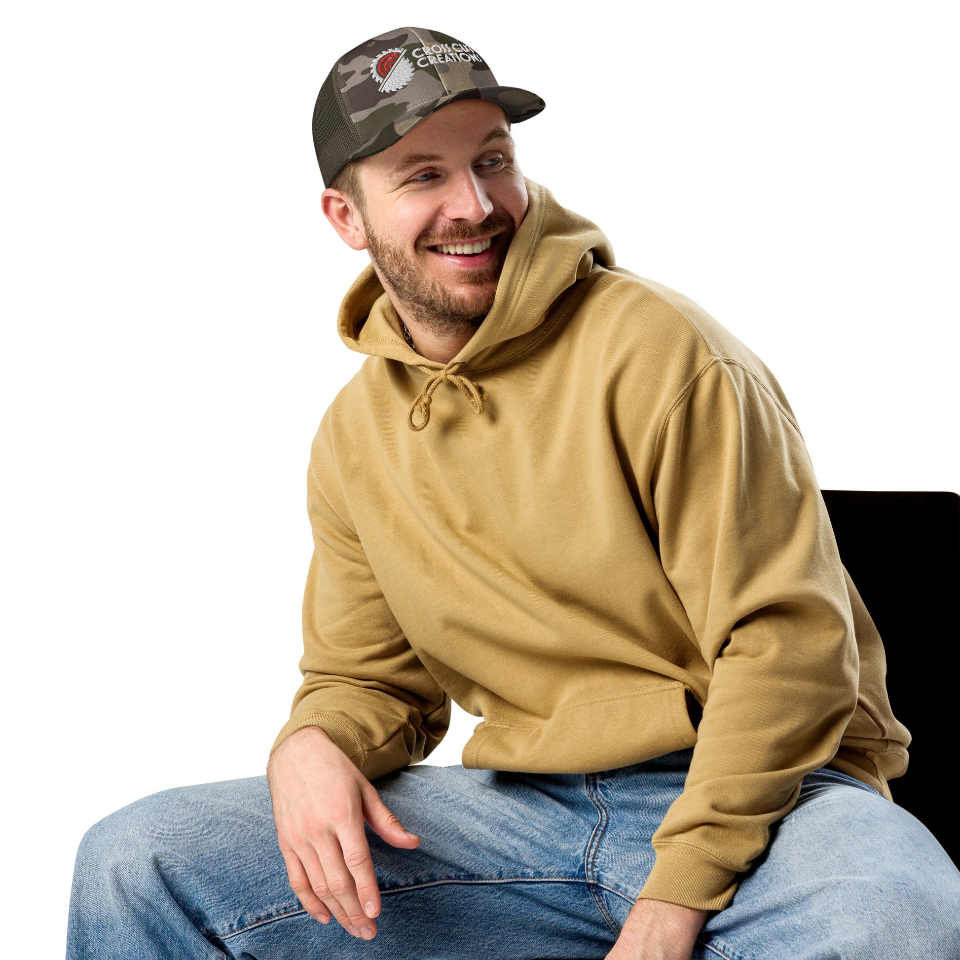 Camouflage Trucker Hat - Cross Cut Creations