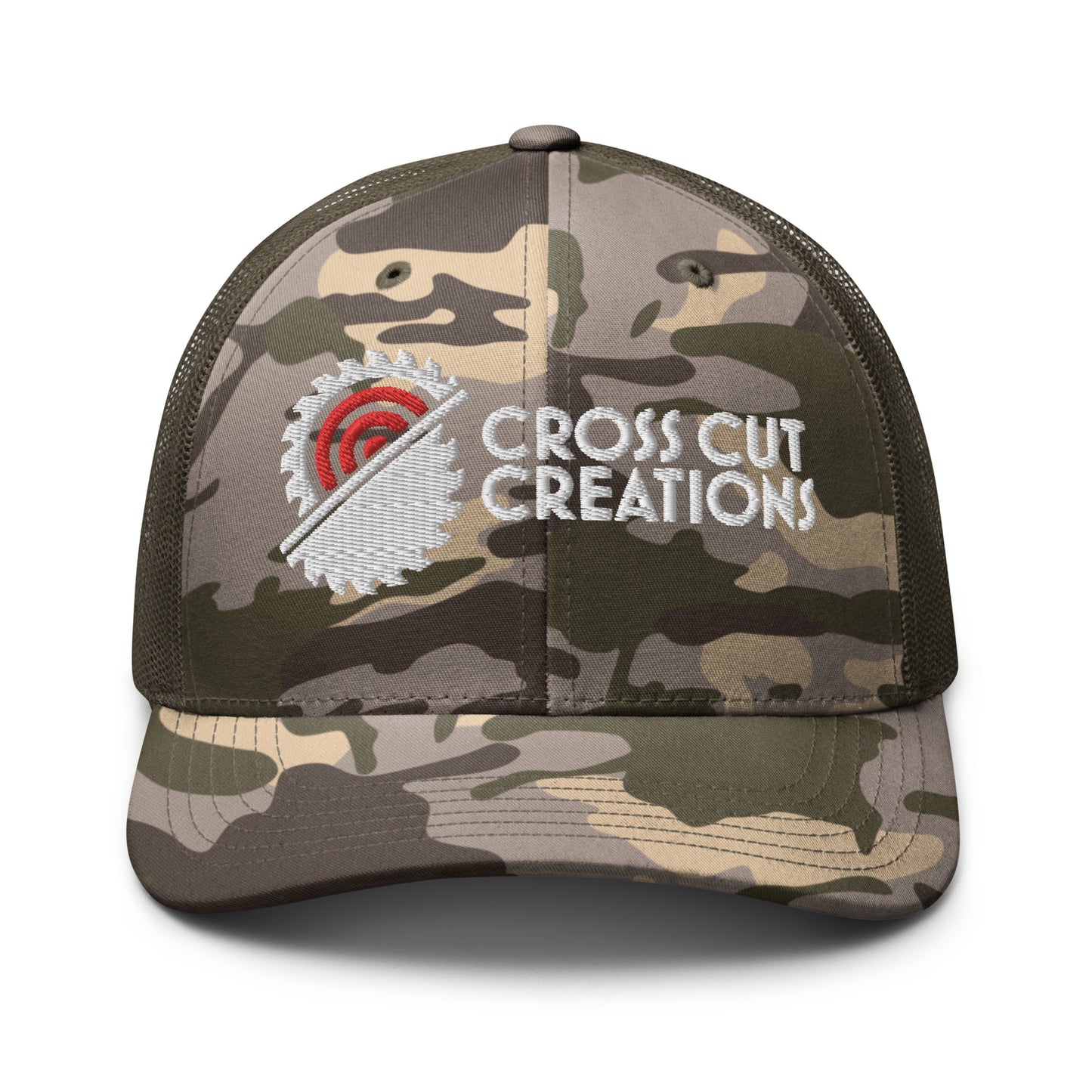 Camouflage Trucker Hat - Cross Cut Creations