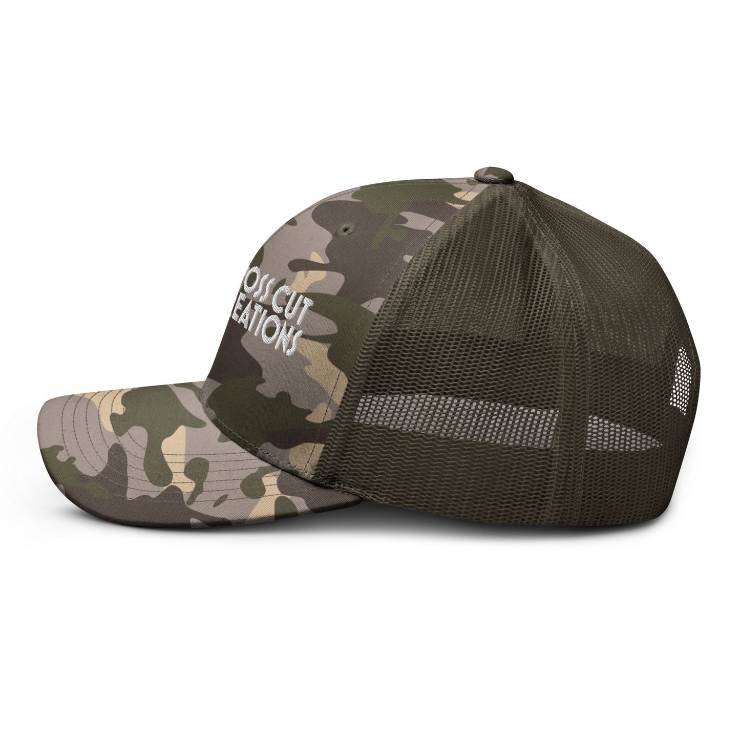 Camouflage Trucker Hat - Cross Cut Creations