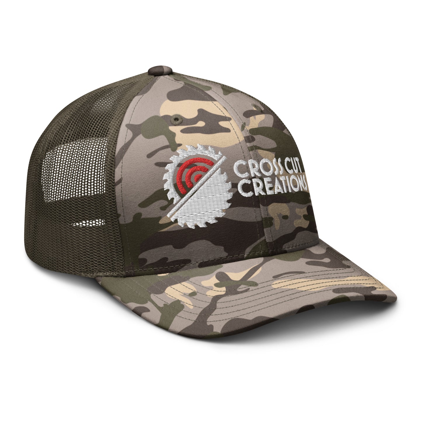 Camouflage Trucker Hat - Cross Cut Creations