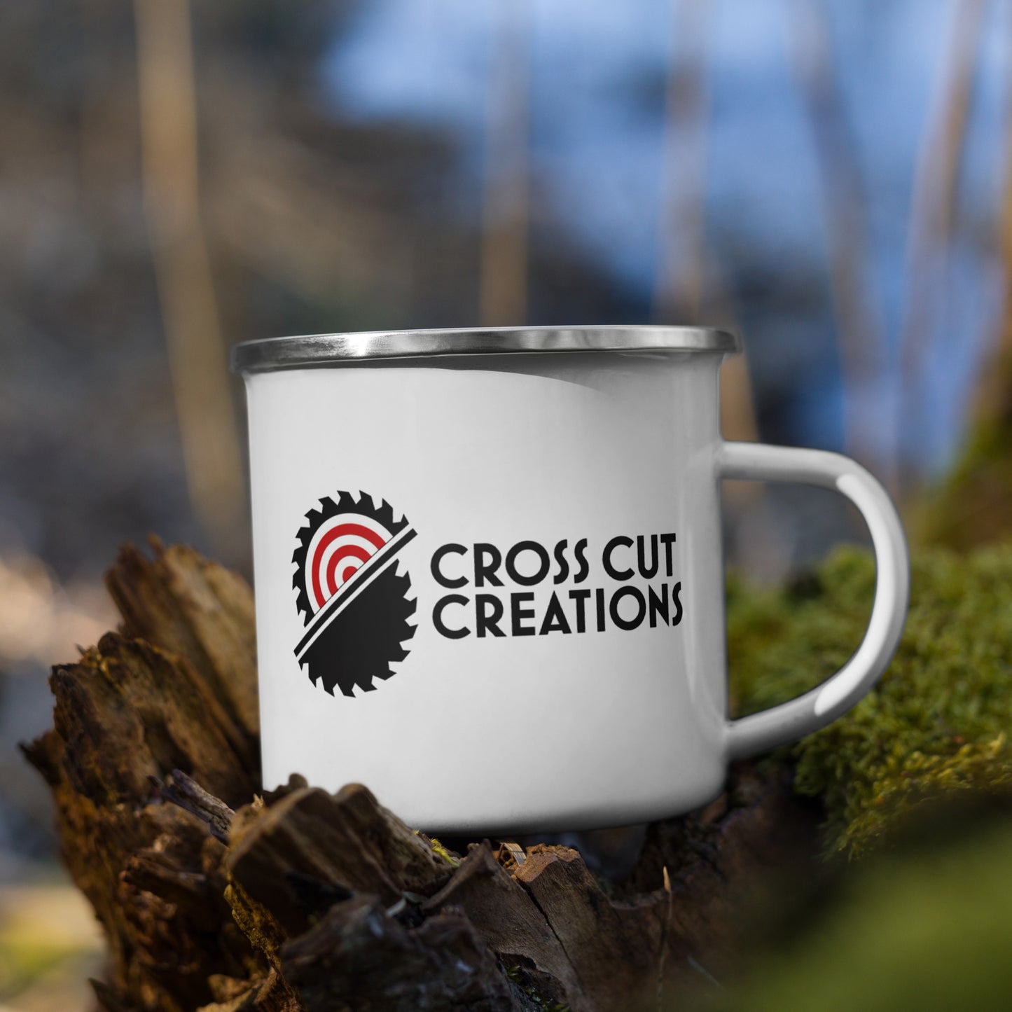 Enamel Mug - Cross Cut Creations