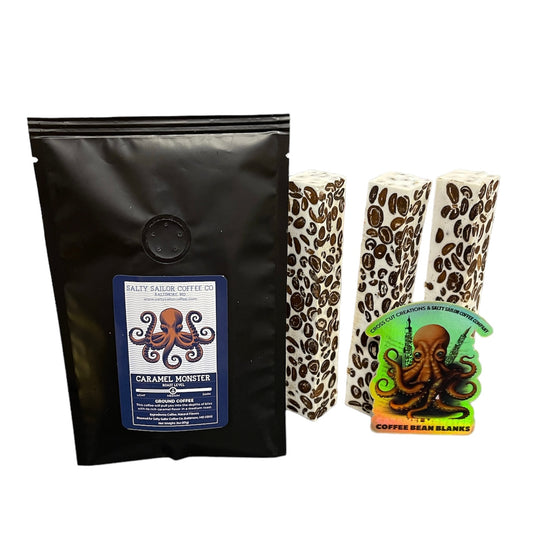 Caramel Monster Coffee Bean - Cross Cut Creations