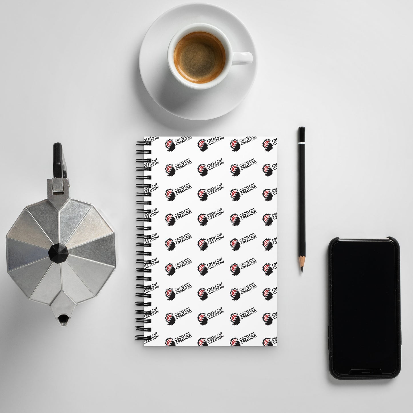 Spiral notebook - Cross Cut Creations