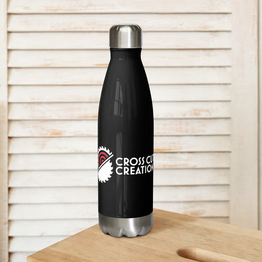 Stainless Steel Water Bottle - Cross Cut Creations