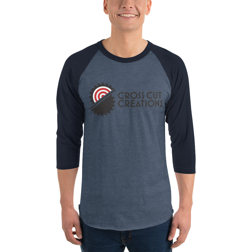 3/4 Sleeve Raglan Shirt - Cross Cut Creations