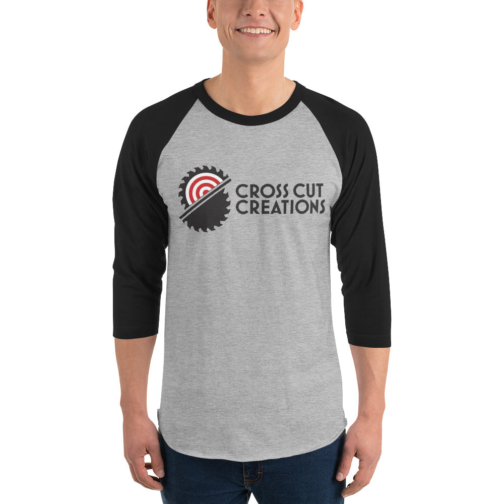 3/4 Sleeve Raglan Shirt - Cross Cut Creations