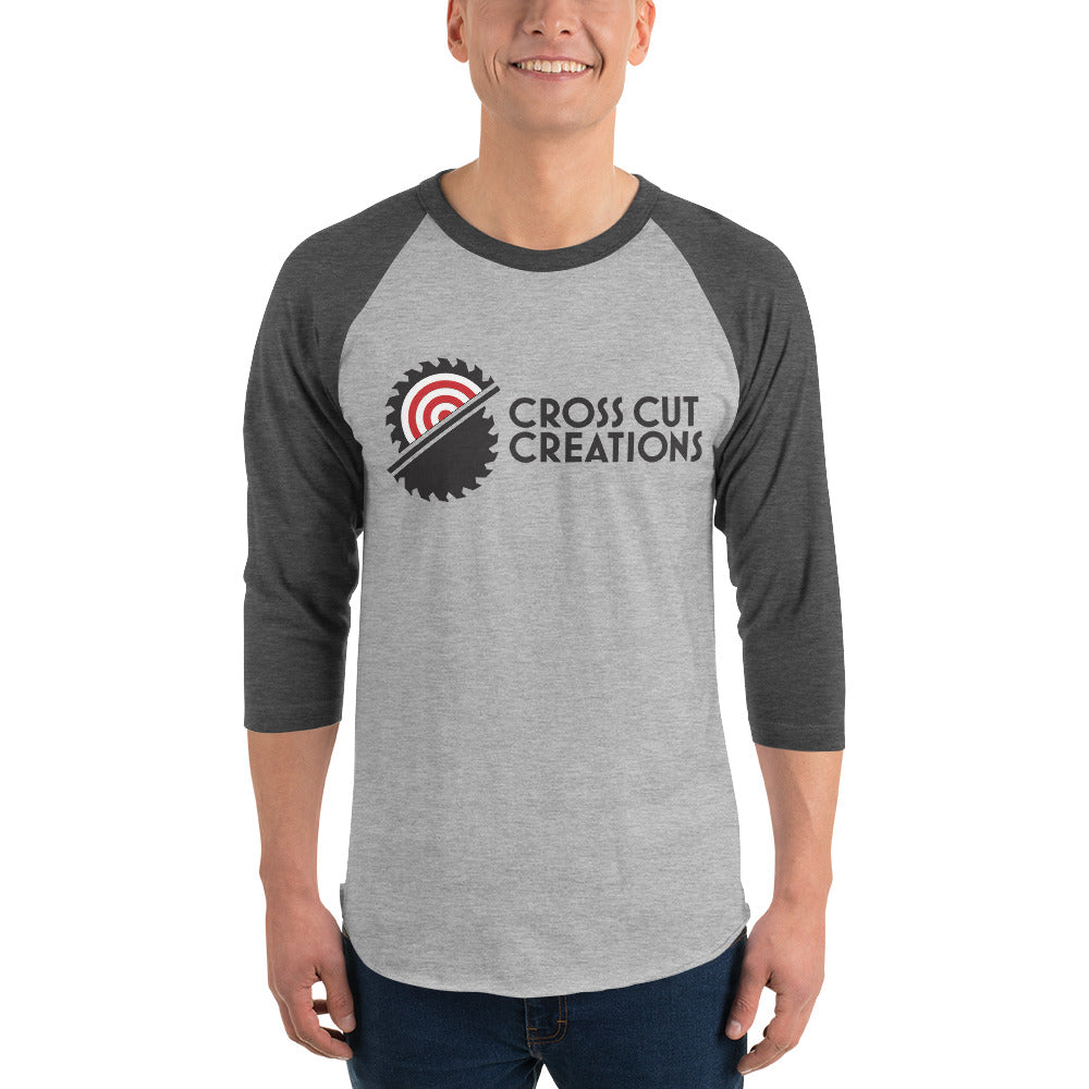 3/4 Sleeve Raglan Shirt - Cross Cut Creations