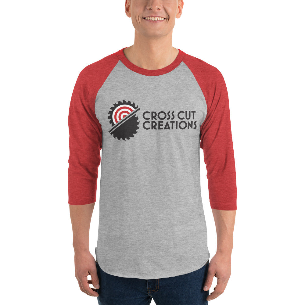 3/4 Sleeve Raglan Shirt - Cross Cut Creations