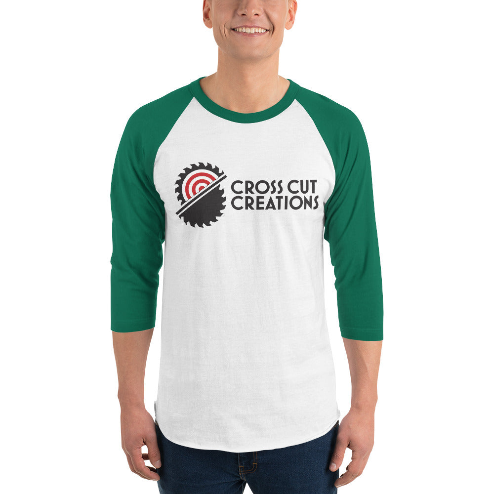 3/4 Sleeve Raglan Shirt - Cross Cut Creations