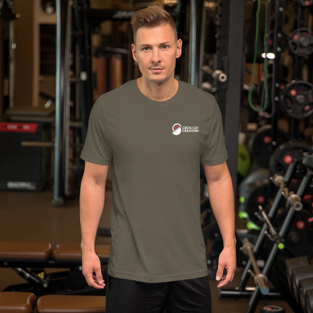 Small Logo Dark Short-Sleeve Unisex T-Shirt