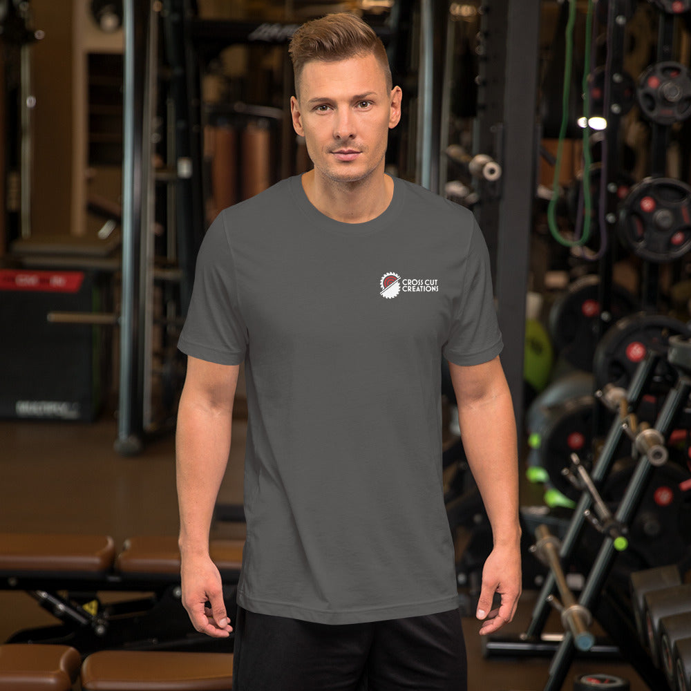 Small Logo Dark Short-Sleeve Unisex T-Shirt