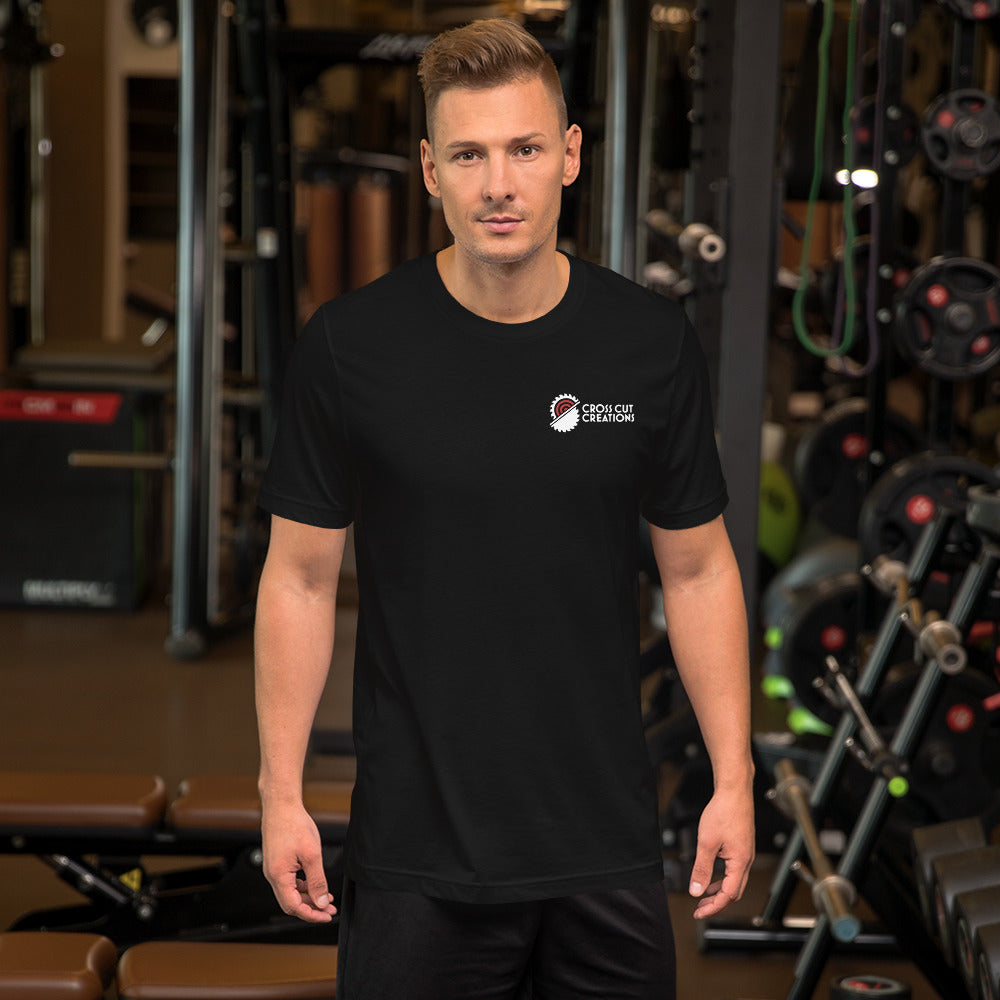 Small Logo Dark Short-Sleeve Unisex T-Shirt