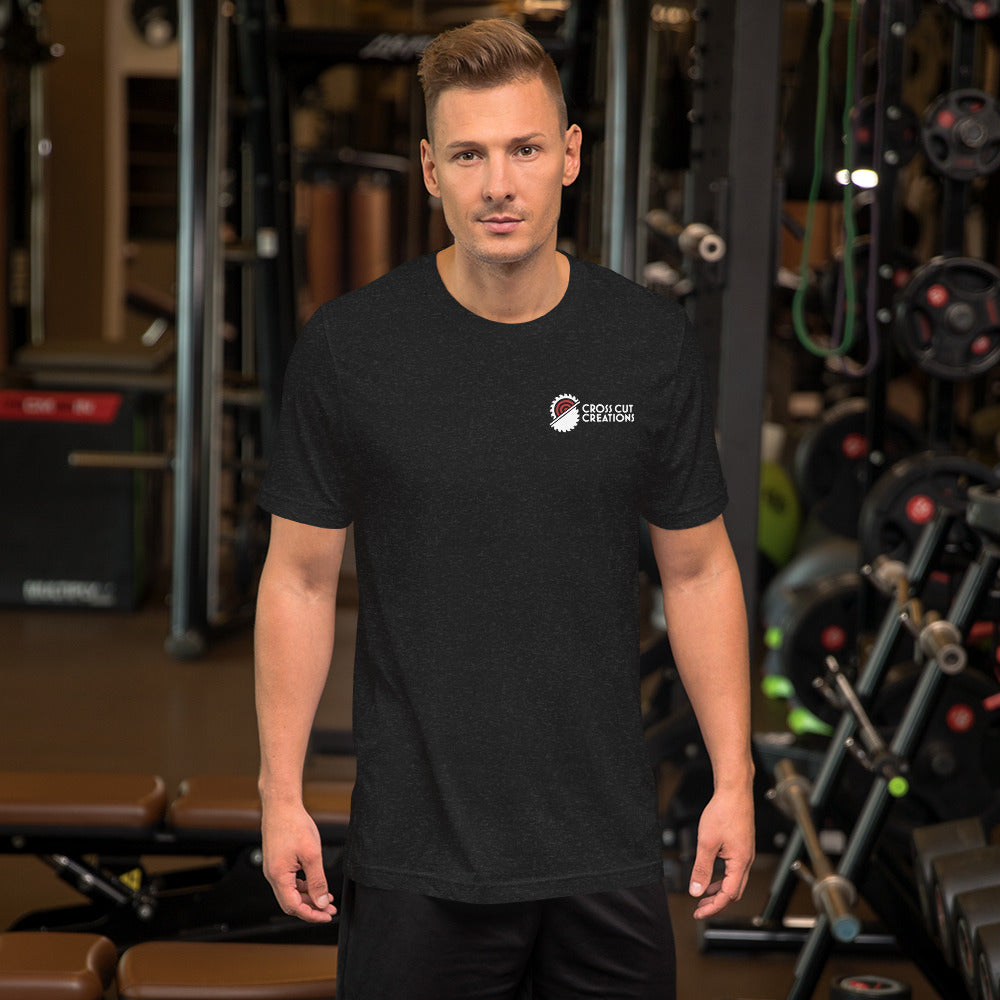 Small Logo Dark Short-Sleeve Unisex T-Shirt