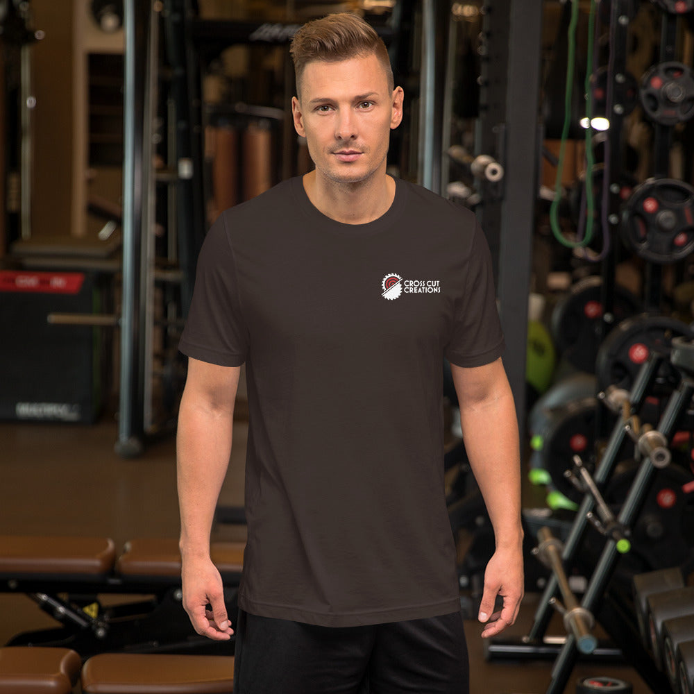 Small Logo Dark Short-Sleeve Unisex T-Shirt