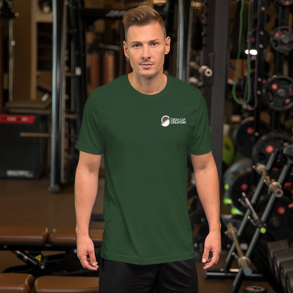 Small Logo Dark Short-Sleeve Unisex T-Shirt