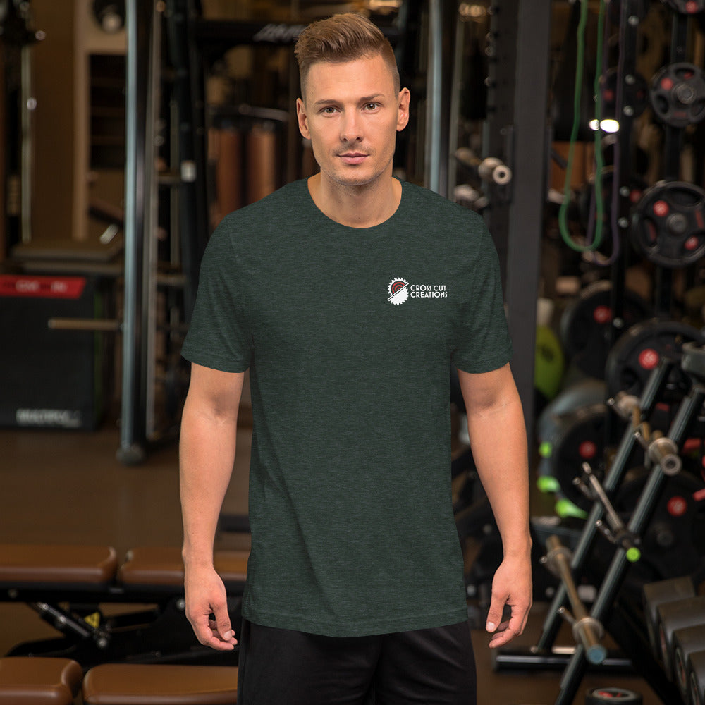 Small Logo Dark Short-Sleeve Unisex T-Shirt