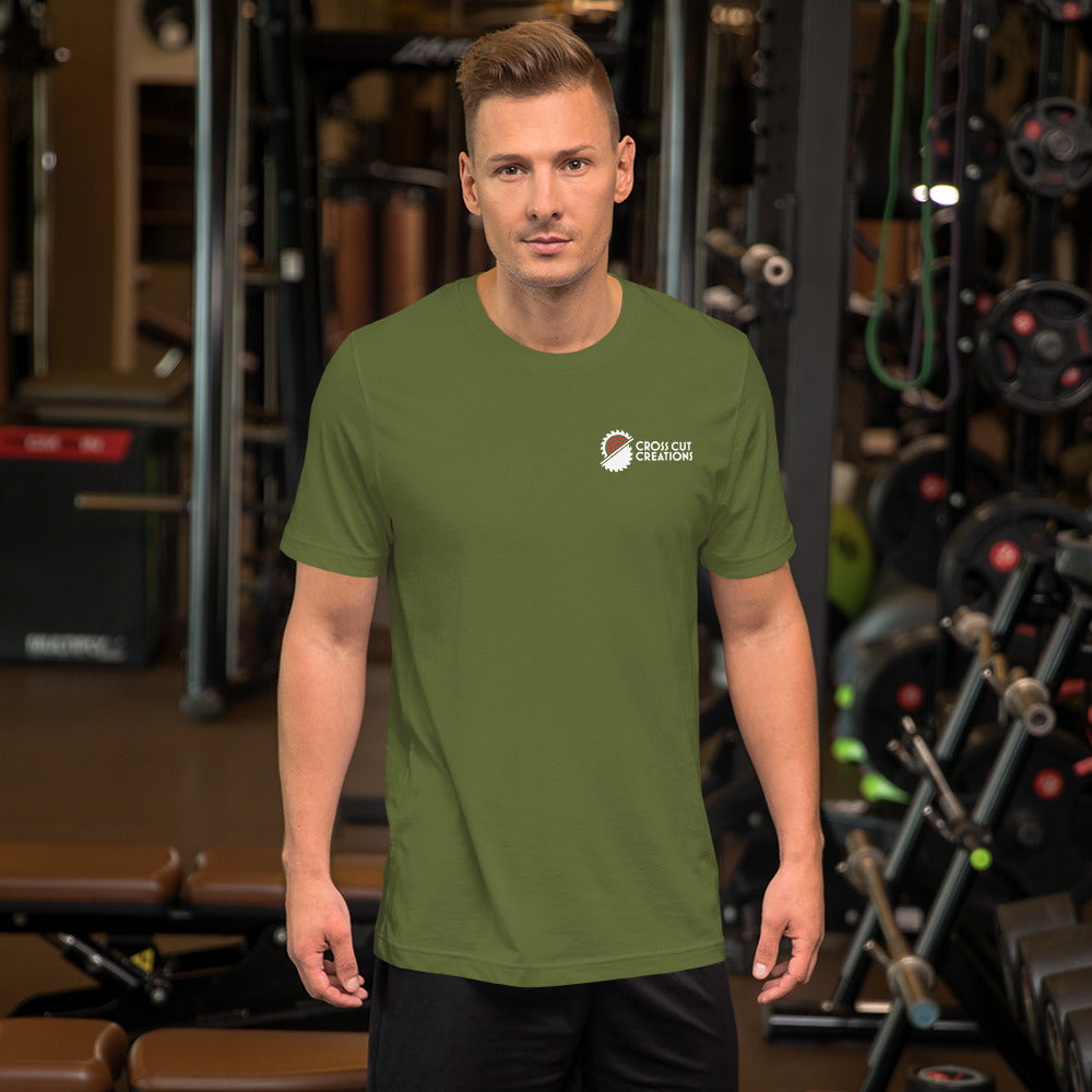 Small Logo Dark Short-Sleeve Unisex T-Shirt