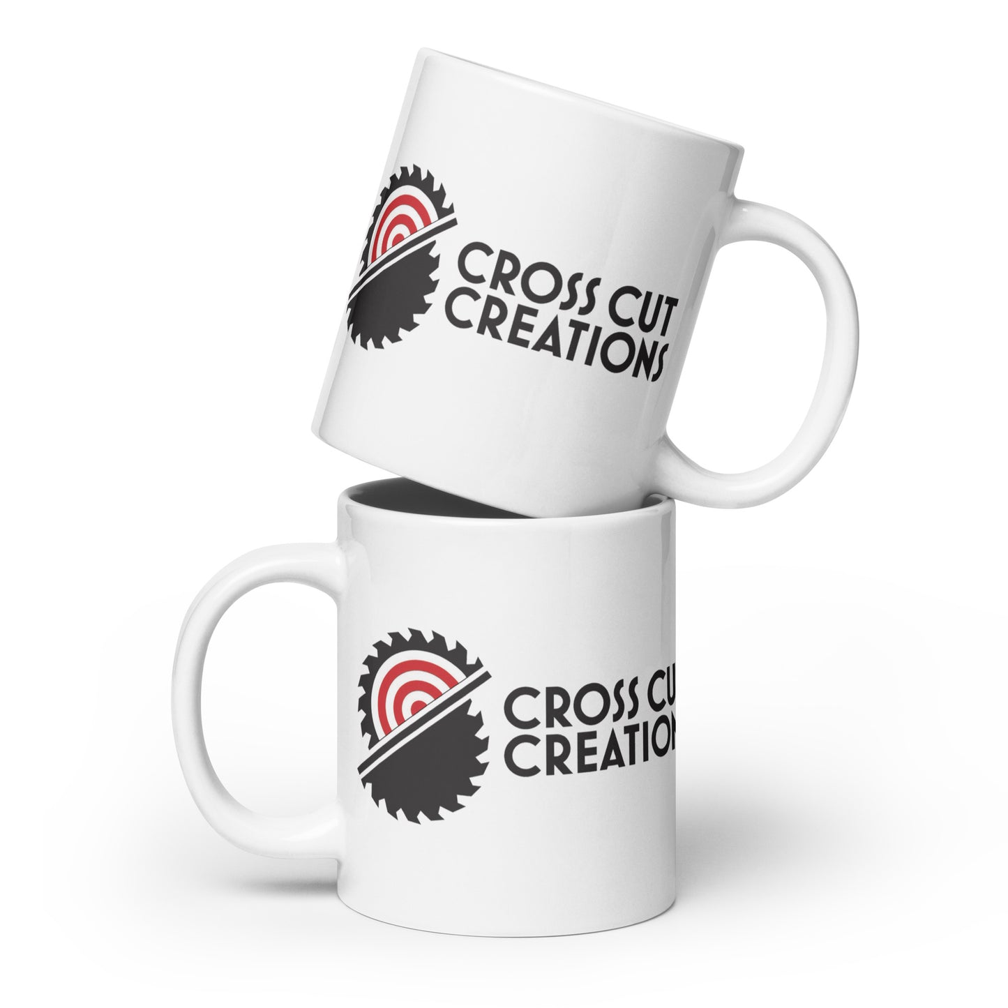 Cross Cut Creations Logo Mug