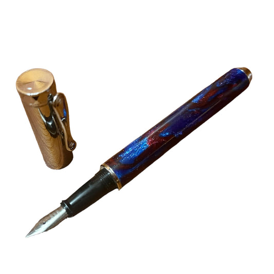 DiamondCast Resin Fountain Pen - Cross Cut Creations