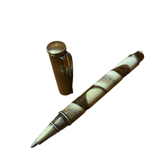 Deer Antler Ball Point Pen - Cross Cut Creations