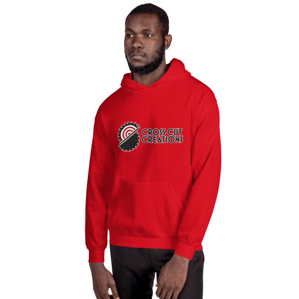 CCC Large Logo Unisex Hoodie - Cross Cut Creations