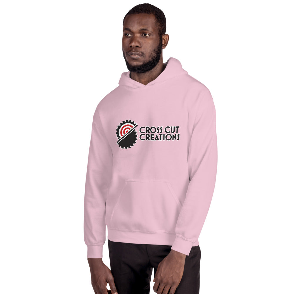 CCC Large Logo Unisex Hoodie - Cross Cut Creations