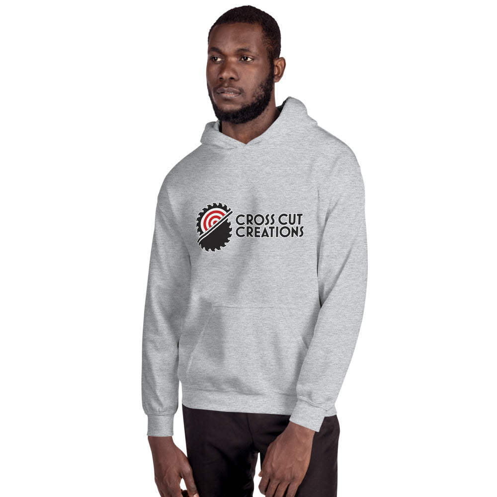 Large Logo Unisex Hoodie - Cross Cut Creations
