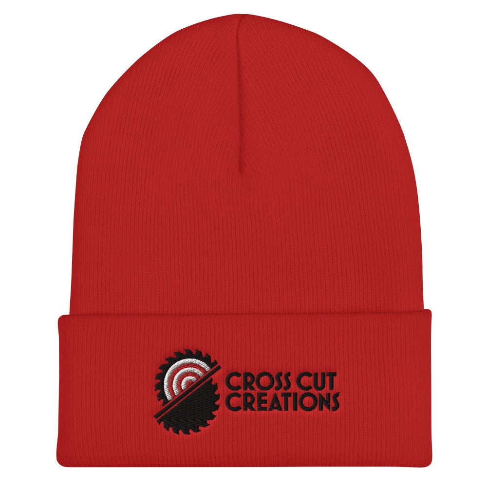 CCC logo Light Cuffed Beanie - Cross Cut Creations