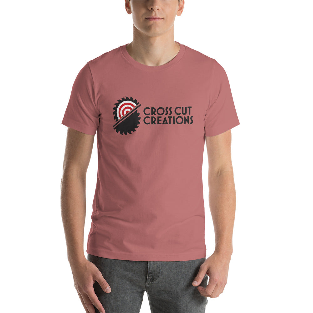 CCC Large Logo Light Short-Sleeve Unisex T-Shirt - Cross Cut Creations