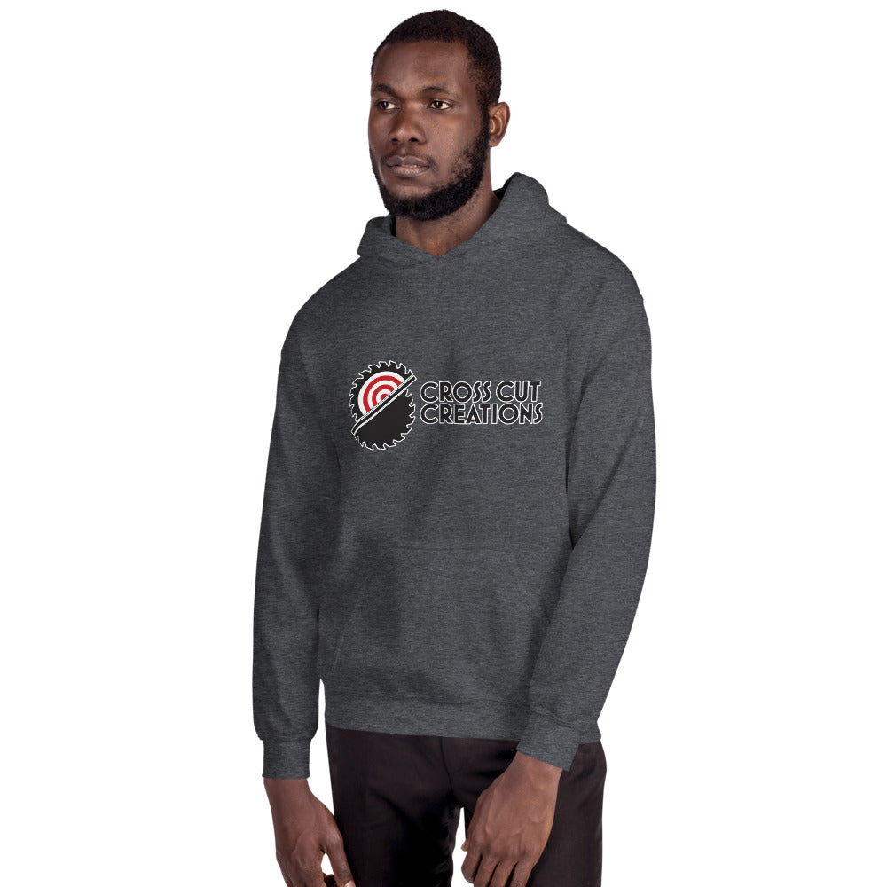 CCC Large Logo Unisex Hoodie - Cross Cut Creations
