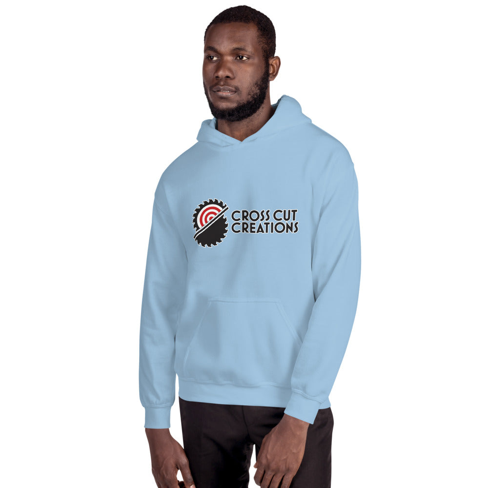 Large Logo Unisex Hoodie - Cross Cut Creations