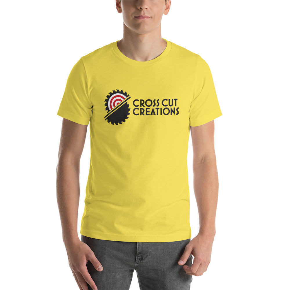 CCC Large Logo Light Short-Sleeve Unisex T-Shirt - Cross Cut Creations