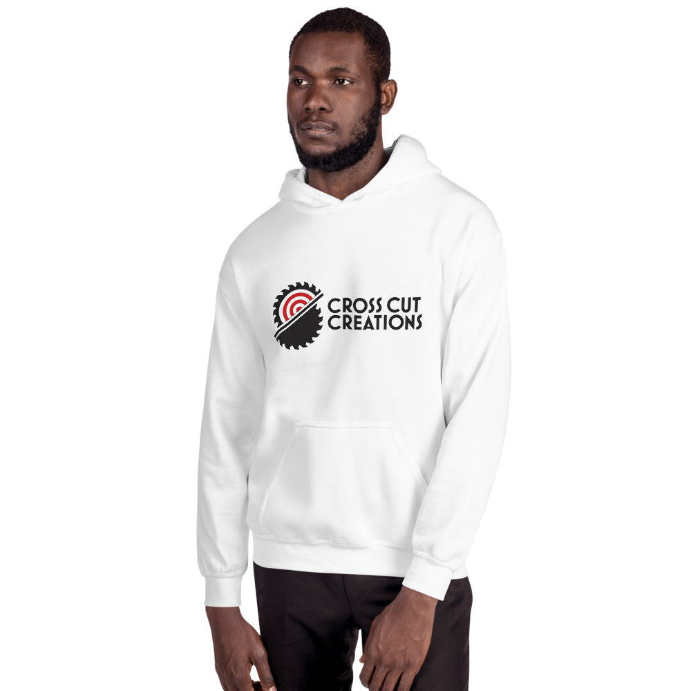 Large Logo Unisex Hoodie - Cross Cut Creations