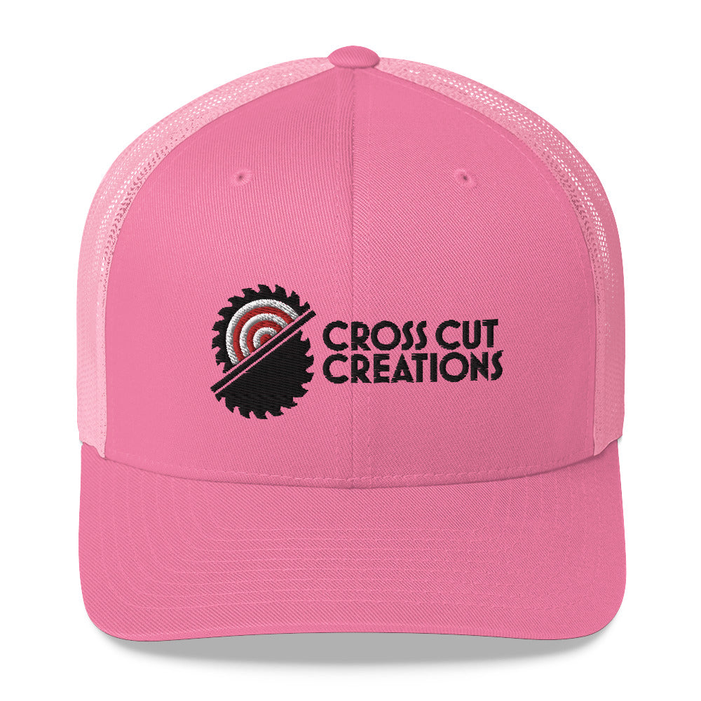 Cross Cut Creations Logo Light Trucker Cap - Cross Cut Creations