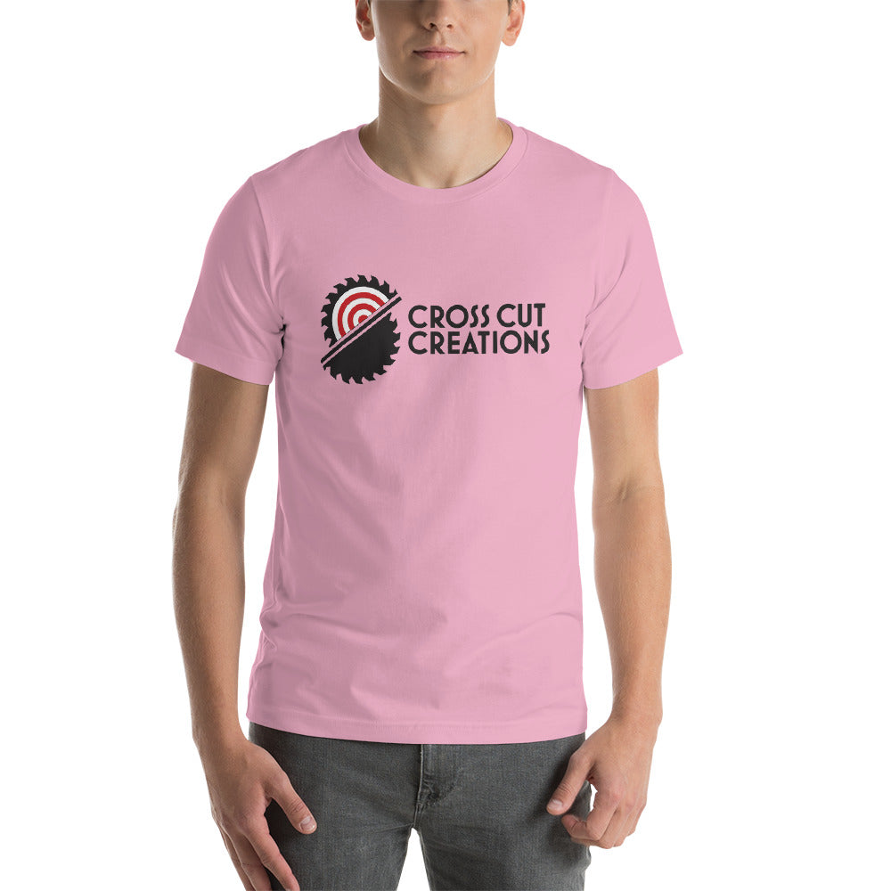 CCC Large Logo Light Short-Sleeve Unisex T-Shirt - Cross Cut Creations