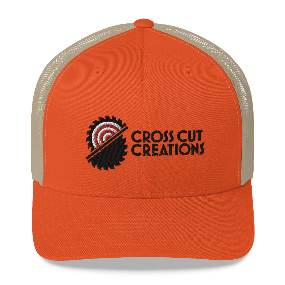 Cross Cut Creations Logo Light Trucker Cap - Cross Cut Creations
