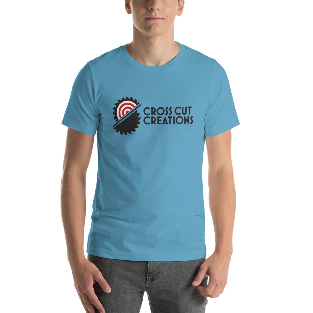 CCC Large Logo Light Short-Sleeve Unisex T-Shirt - Cross Cut Creations