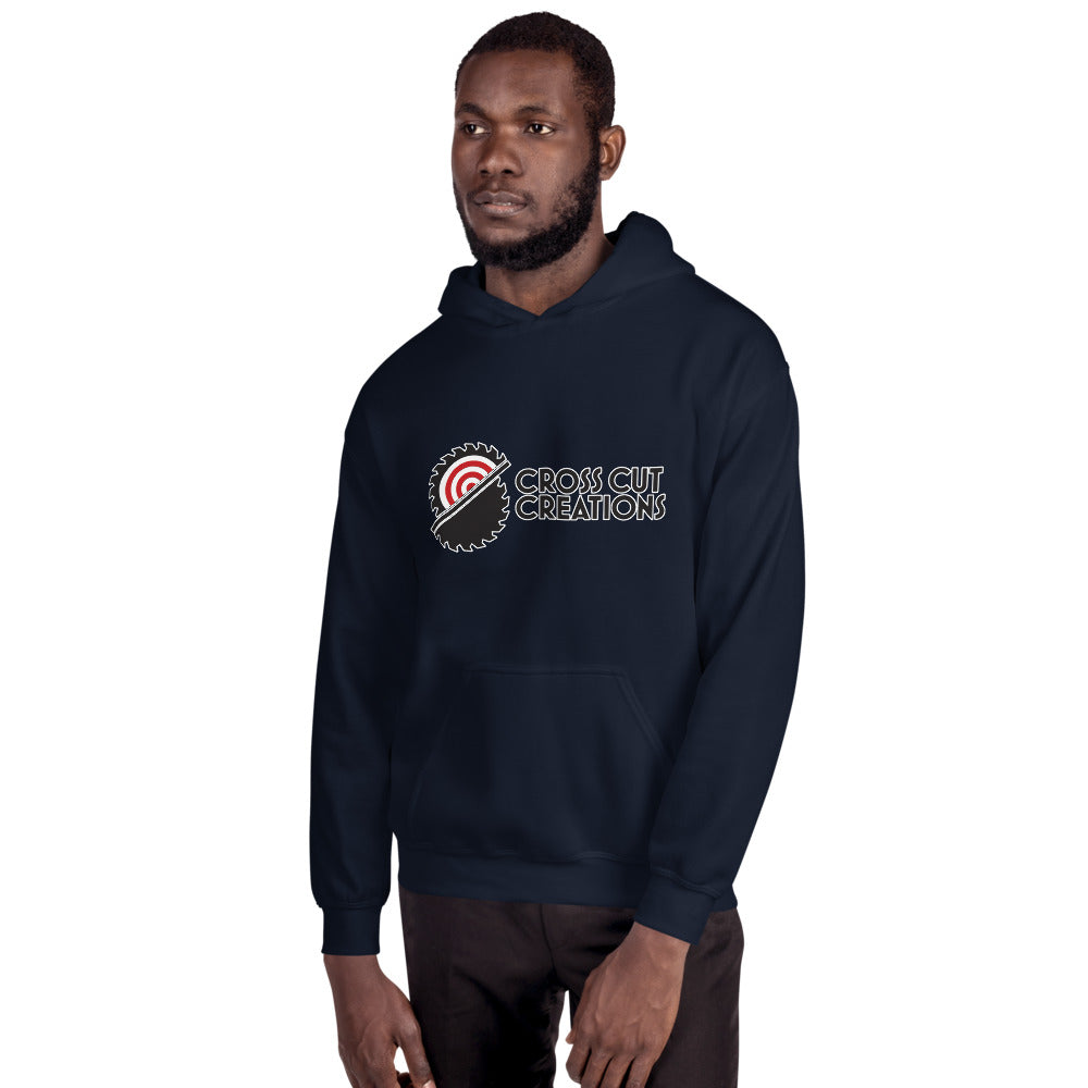 Large Logo Unisex Hoodie - Cross Cut Creations