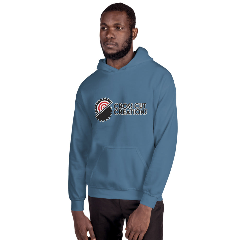 CCC Large Logo Unisex Hoodie - Cross Cut Creations