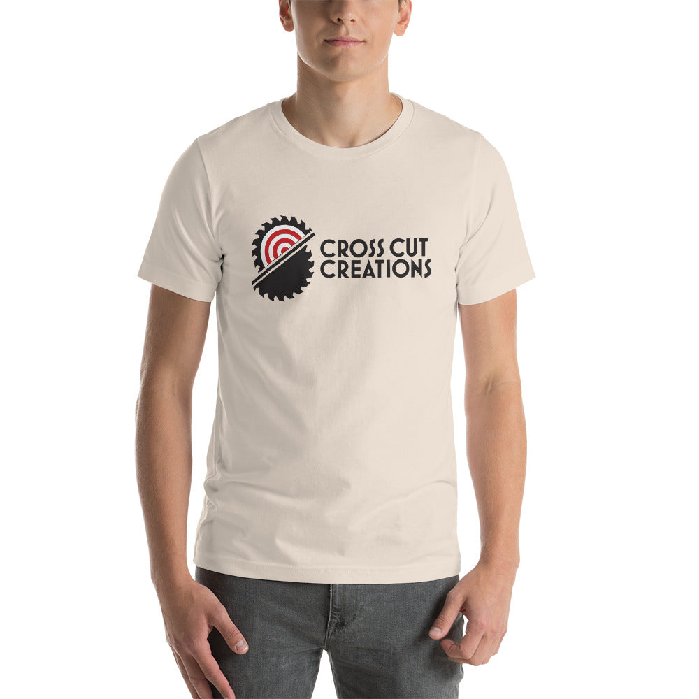 CCC Large Logo Light Short-Sleeve Unisex T-Shirt - Cross Cut Creations