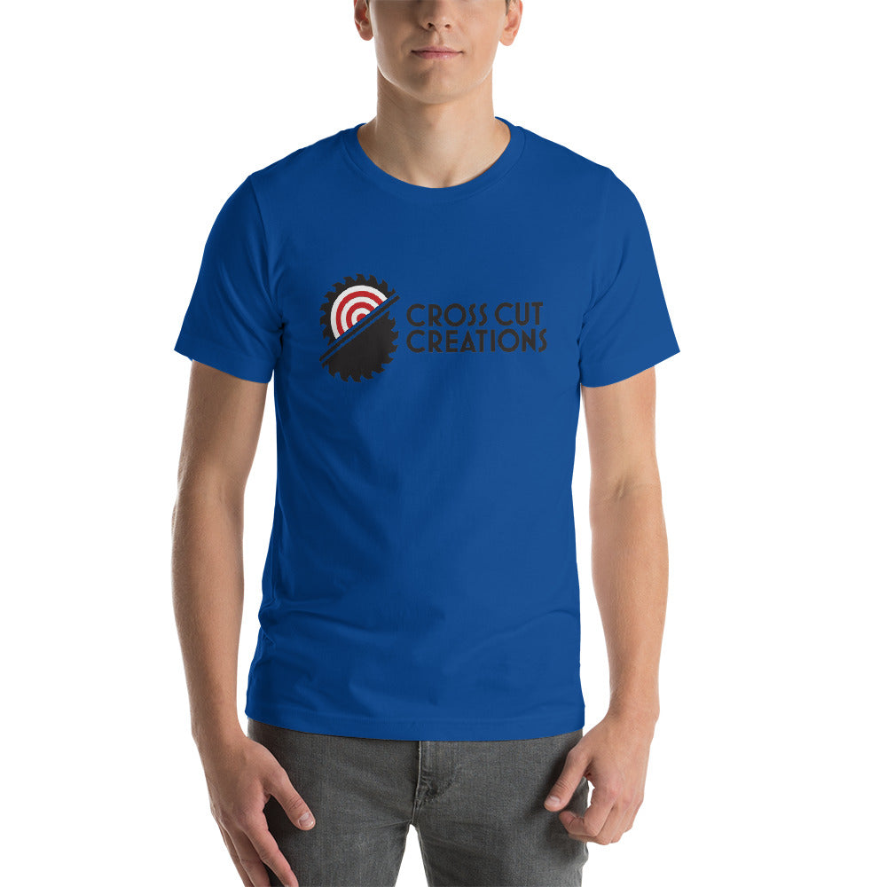 CCC Large Logo Light Short-Sleeve Unisex T-Shirt - Cross Cut Creations