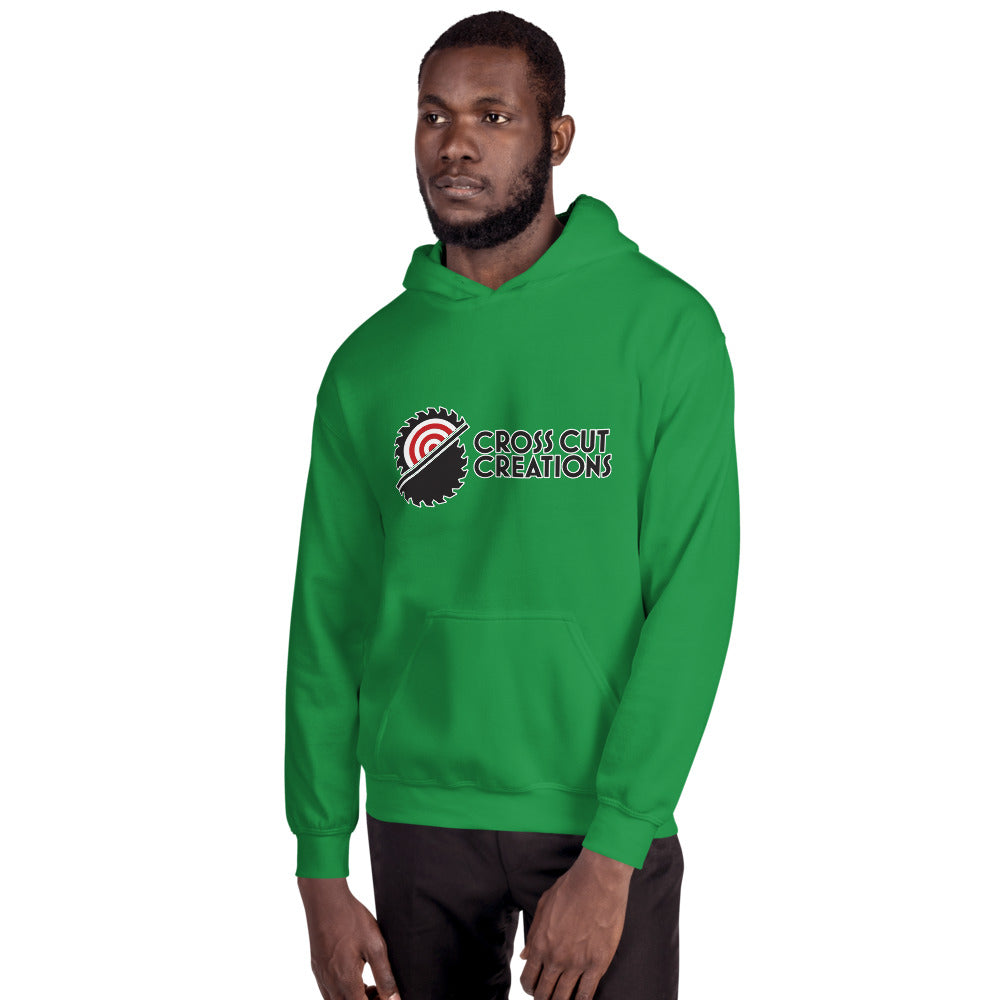 CCC Large Logo Unisex Hoodie - Cross Cut Creations