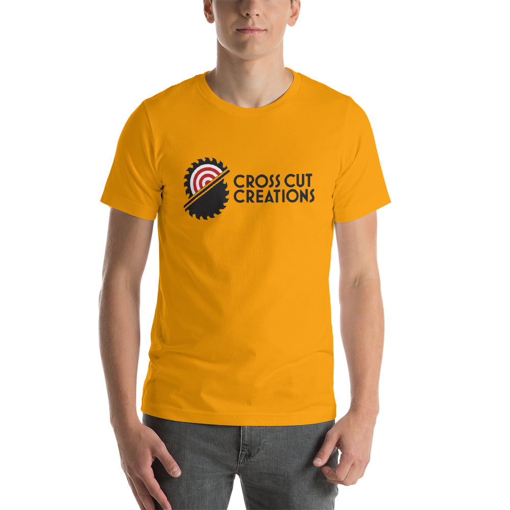 CCC Large Logo Light Short-Sleeve Unisex T-Shirt - Cross Cut Creations