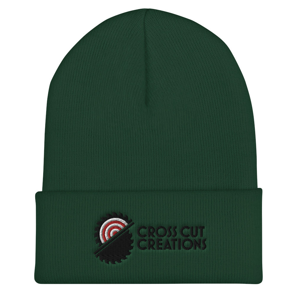 CCC logo Light Cuffed Beanie - Cross Cut Creations