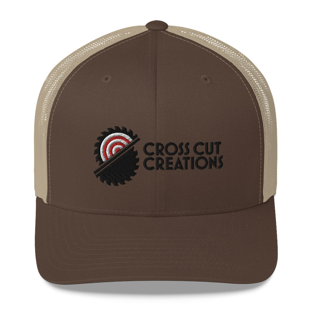 Cross Cut Creations Logo Light Trucker Cap - Cross Cut Creations